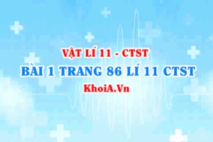 Bài 1 trang 86 SGK Vật lí 11 Chân trời sáng tạo